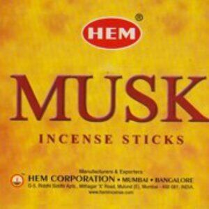 HEM MUSK Incense 8 Sticks per pack x 8 Boxes Incense Fragrance Sticks